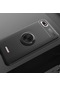 Kilifone - Xiaomi Uyumlu Redmi 6a - Kılıf Yüzüklü Auto Focus Ravel Karbon Silikon Kapak - Siyah