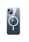 Noktaks - iPhone Uyumlu 14 Plus - Kılıf Kablosuz Şarj Destekli Tacsafe Magsafe Kapak - Renksiz