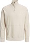 Jack & Jones Yüksek Yakalı Uzun Kollu Sweatshirt - Classic 12247654 Moonbeam