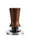 Suntek Espresso Tamper Makinesi Alet Kahve Mutfak Bar Kafe 51mm Kahverengi