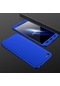 Kilifone - Xiaomi Uyumlu Redmi Note 5a - Kılıf 3 Parçalı Parmak İzi Yapmayan Sert Ays Kapak - Mavi