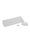Samsung Galaxy Tab 3 Lite Sm-t113 7" Uyumlu Kablosuz Wireless Pilli Klavye Mouse Seti - Beyaz