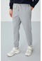 Tommy Life Gri Melanj Yüzeyi Dokulu Standart Fit Erkek Eşofman Alt - 82156 GB MELANJ