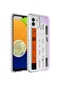 Mutcase - Samsung Uyumlu Galaxy A03 - Kılıf Kenarlı Renkli Desenli Elegans Silikon Kapak - No1