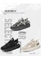 Ikkb Bahar Yeni Nefes Alabilen Örgü Modaya Uygun Ve Çok Yönlü Erkek Sneaker Gri