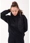 Maraton Sportswear Comfort Kadın Kapşonlu Uzun Kol Basic Lacivert Sweatshirt 21474-lacivert Lacivert