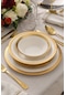 Karaca Royal Bone Charlotte Gold 55 Parça 12 Kişilik Yemek Takımı Gold