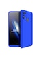 Kilifone - Samsung Uyumlu Galaxy M31 - Kılıf 3 Parçalı Parmak İzi Yapmayan Sert Ays Kapak - Mavi