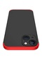 Noktaks - İphone Uyumlu İphone 13 - Kılıf 3 Parçalı Parmak İzi Yapmayan Sert Ays Kapak - Siyah
