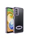 Kilifone - Samsung Uyumlu Galaxy A24 - Kılıf Kamera Korumalı Tatlı Sert Omega Kapak - Lila
