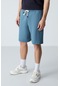 Tommy Life Orman Yeşili Pamuklu Kalın Yumuşak Dokulu Standart Fit Basic Erkek Şort - 81275 Yeşil