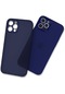 Tecno - İphone Uyumlu İphone 12 Pro Max - Kılıf Mat Ultra İnce Esnek Tpu Tiny Kapak - Mavi