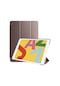 Noktaks - iPad Uyumlu 10.2 2021 9.nesil - Kılıf Smart Cover Stand Olabilen 1-1 Uyumlu Tablet Kılıfı - Gold