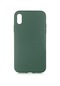 Kilifone - İphone Uyumlu İphone Xs 5.8 - Kılıf İçi Kadife Koruucu Lansman Lsr Kapak - Koyu Yeşil