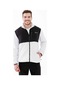 2as Cliff Erkek Parçalı İnce Polar Sweatshirt Beyaz