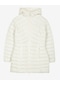 Skechers W Essential Maxi Length Hooded Jacket Kadın Off White Mont S212005-102