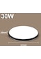 Jms Canmeijia Siyah Yüzey Montajlı Led Tavan Işık 220 V 26 Cm 33 Cm 40 Cm Oturma Odası Yatak Odası Mutfak İçin Büyük Boy Tavan Lambası 30w Sıcak Beyaz