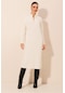Bigdart 15839 Boydan Triko Elbise Beyaz 001