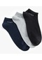 Koton 3'lü Patik Çorap Seti Slogan Baskılı Çok Renkli Pamuk Karışımlı Multıcolor 4sam80231aa