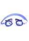 Karikatür Su Geçirmez Anti-Sis Yüksek Çözünürlüklü Çocuk Yüzme Gözlükleri Mavi Köpekbalığı