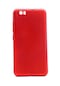Noktaks - Vestel Uyumlu Vestel Venüs Z10 - Kılıf Mat Renkli Esnek Premier Silikon Kapak - Kırmızı