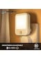 Beyaz Led Gece Lambası Hareket Sensörü Led Işık Ile Masa Yatak Odası Us Plug