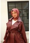 Silk Home Soft Eşarp 73073-14 Vizon, Bordo, Kırmızı