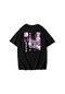 Brz Collection Unisex Oversize Tokyo T-shirt-siyah