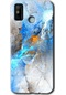 Tecno Spark 6 Go Kılıf Hd Desen Baskılı Arka Kapak + Kırılmaz Cam - Mavi Buzul