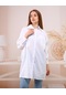 Sade Basic Ovesize Gömlek - 70001 - Beyaz - Kadın