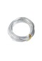 10m/rolls 0.6-1.2mm Anadized Alüminyum Tel Takı Yapımı İçin Çok Yönlü El Yapımı Silver 1.2mm