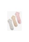 Koton 3'lü Patik Çorap Seti Çok Renkli Dokulu Multıcolor 4sak80148aa
