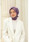 Silk Home Soft Eşarp 73078-37 Koyu Mor, Kırmızı, Petrol Mavi, Vizon