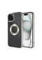 Mutcase - İphone Uyumlu İphone 15 - Kılıf Kamera Korumalı Tatlı Sert Omega Kapak - Titanyum