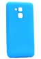 Tecno - Huawei Honor Gt3 - Kılıf Mat Renkli Esnek Premier Silikon Kapak - Mavi