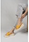 Riccon Kadın Yüksek Topuklu Terlik 00121808hardal Sarısı-hardal Sarısı