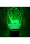 Xiaoqityh Geyik Akrilik 3d Gece Işıkları Usb Led Masa Lambası Ev 3d Sanat Lambası 7 Renk Değişen Yatak Odası Dekoru Gece Lambası Hediyeler Xiaoqityh