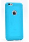 Mutcase - İphone Uyumlu İphone 6 / 6s - Kılıf Mat Renkli Esnek Premier Silikon Kapak - Turkuaz