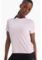 Defacto Defactofit Standart Fit Bisiklet Yaka Basic Düz Sporcu Kısa Kollu Tişört D2296ax25sppn694 Pembe