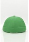 Kadın Hipster Katlamalı Cap Açık Yeşil Docker Şapka - Standart