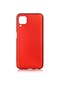 Noktaks - Huawei Uyumlu Huawei P40 Lite - Kılıf Mat Renkli Esnek Premier Silikon Kapak - Kırmızı
