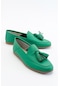 Luvishoes F04 Koyu Yeşil Cilt Hakiki Deri Ayakkabı