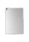 Kilifolsun iPad Uyumlu Pro 10.5 7 Nesil Simli Parlak Görünümlü Koton Kılıf Gümüş