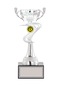 Odak Kupa - Small Kupalar - S-028 B - 28 Cm Altın - Beyaz