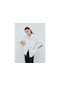 Koton Oversize Pamuklu Gömlek Cep Detaylı Kırık Beyaz 3sak60099uw 3SAK60099UW001
