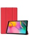 Noktaks - Samsung Galaxy Uyumlu Samsung Galaxy T720 Tab S5e - Kılıf Smart Cover Stand Olabilen 1-1 Uyumlu Tablet Kılıfı - Kırmızı