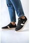 Erkek Günlük Sneaker Rahat Spor Ayakkabı Siyah Beyaz-Siyah Beyaz Siyah - Beyaz
