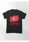 Moda Erkek Baskılı Pamuk Tişört Tur040500855 Siyah