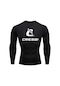 Haogang Erkek Uv Koruyucu Rashguard - Sörf, Dalış, Yüzme İçin Denizanası Önleyici Mayo Üstü Black