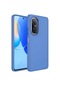 Ekılıf - Huawei Nova 9 Se Uyumlu Kılıf Metal Çerçeve Ve Buton Tasarımlı Silikon Luna Kapak - Lavendery Gray